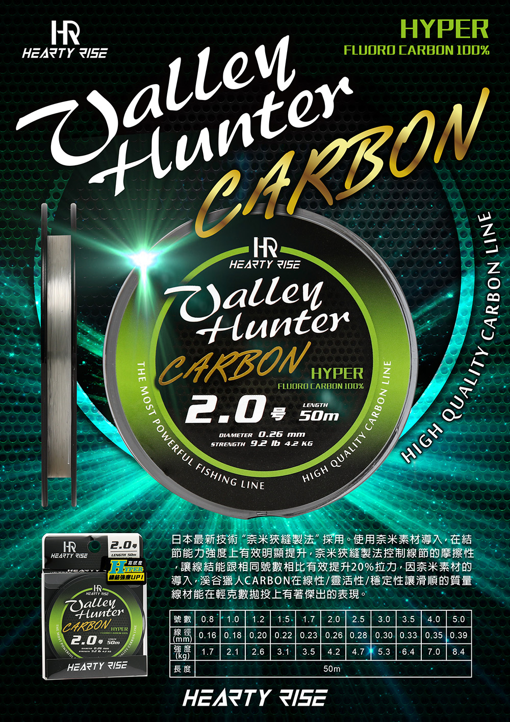 HR VALLEY HUNTER 溪谷獵人 CARBON 1000