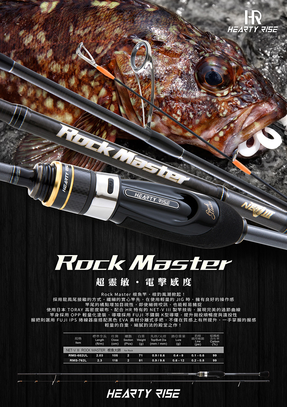 HR ROCK MASTER 根魚大師 1000