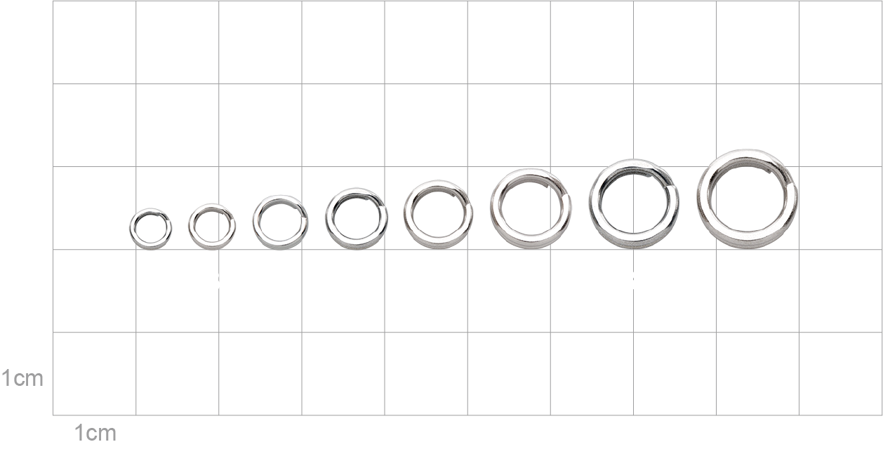 MONSTER SPLIT RING MONSTER 強力路亞環 MSR-10 01