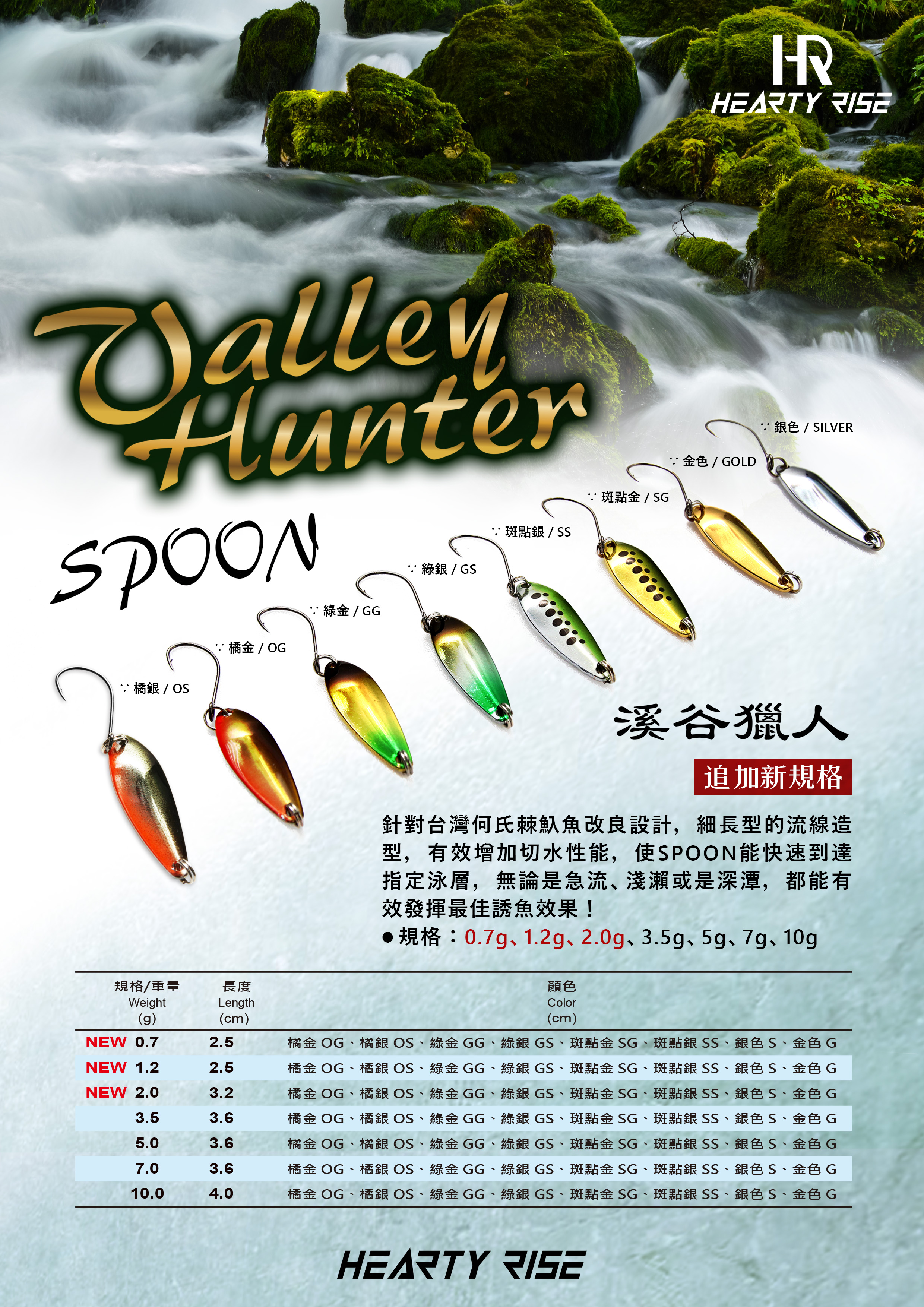 HR VALLEY HUNTER 溪谷獵人 spoon 新規格3new-3