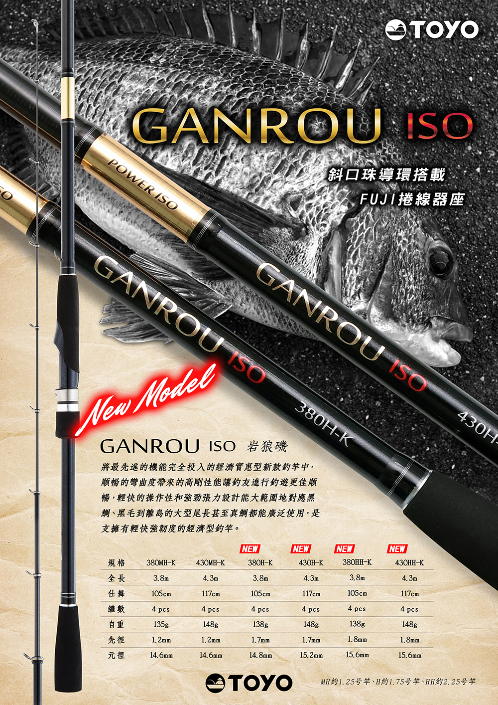Toyo 岩狼磯 Hearty Rise