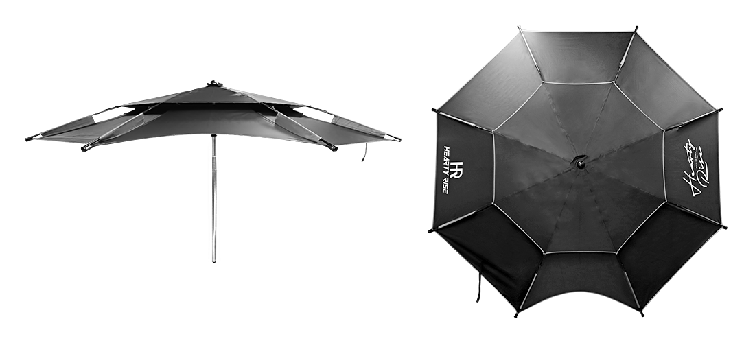 HR 防風雙層遮陽傘 1100-3